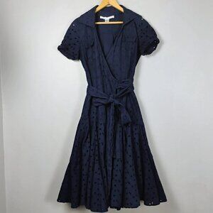 Diane Von Furstenberg Cotton Eyelet Dress